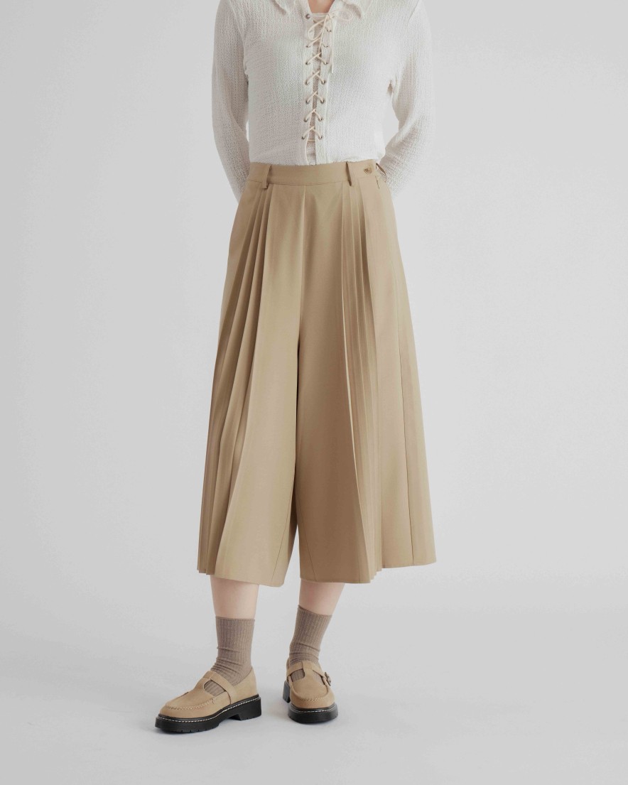 Pants INTIQUE | Pleated Culottes