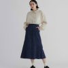 Skirts INTIQUE | Washed Midi Skirt