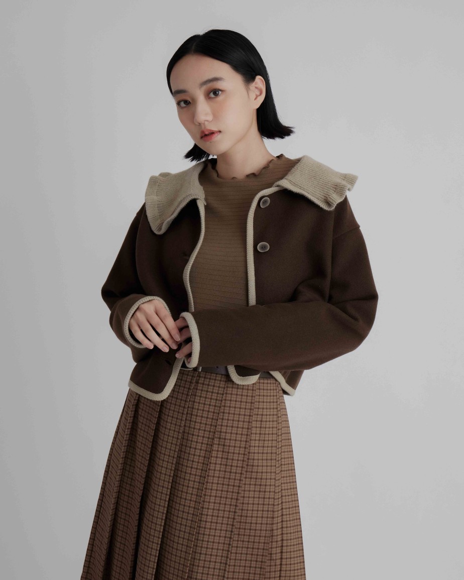 Outers INTIQUE | Knitted Collar Outer