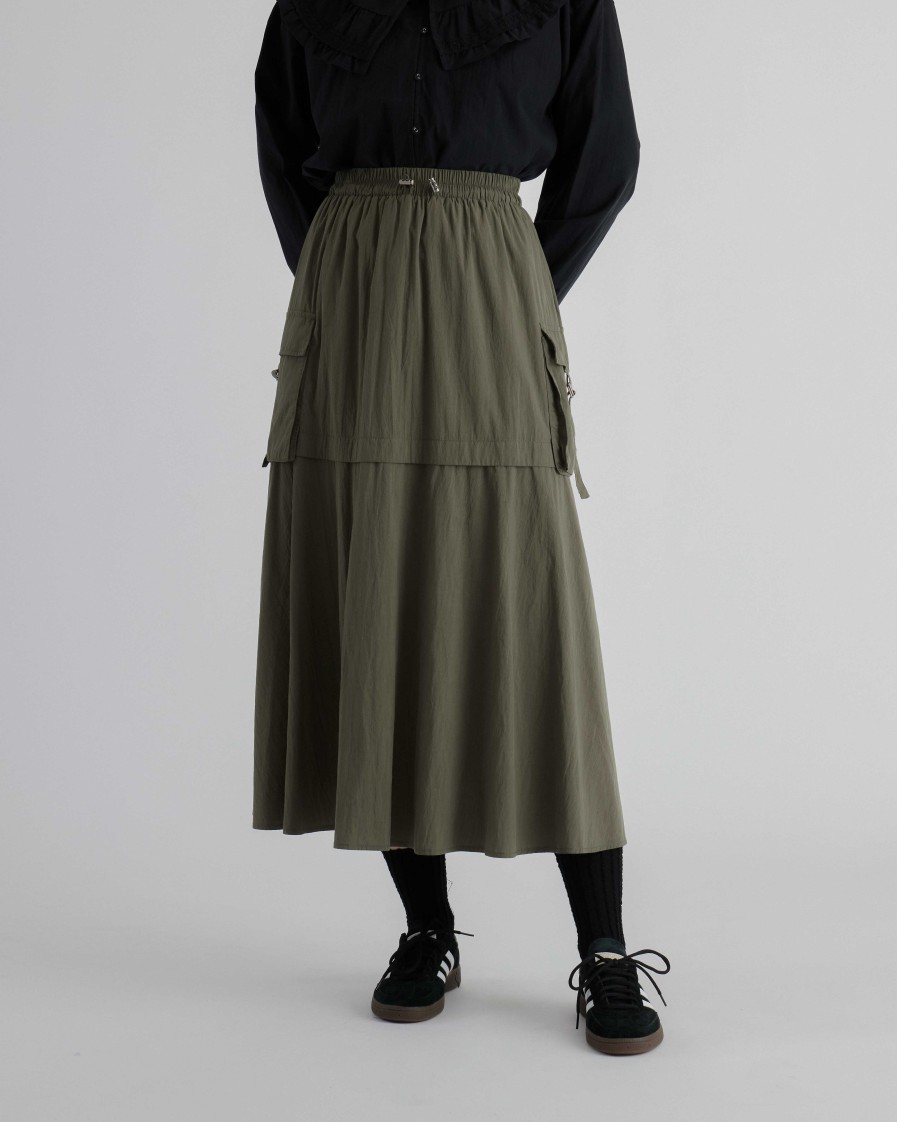 Skirts INTIQUE | Maxi Cargo Skirt