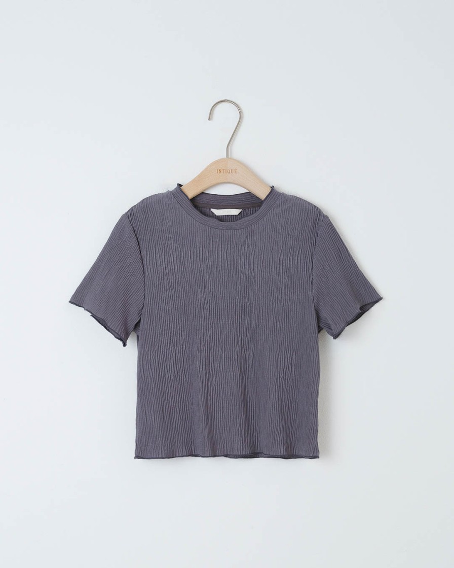 Tops INTIQUE | Babylock High Neck Tee