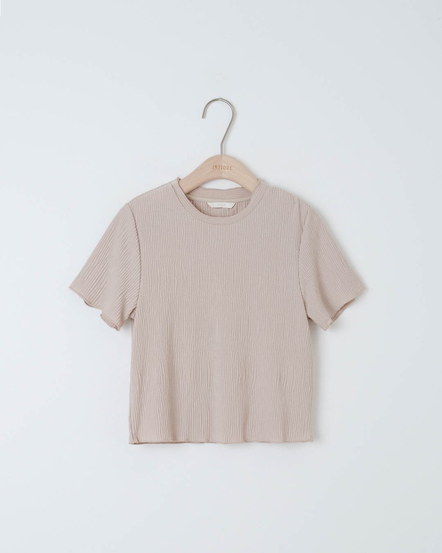 Tops INTIQUE | Babylock High Neck Tee