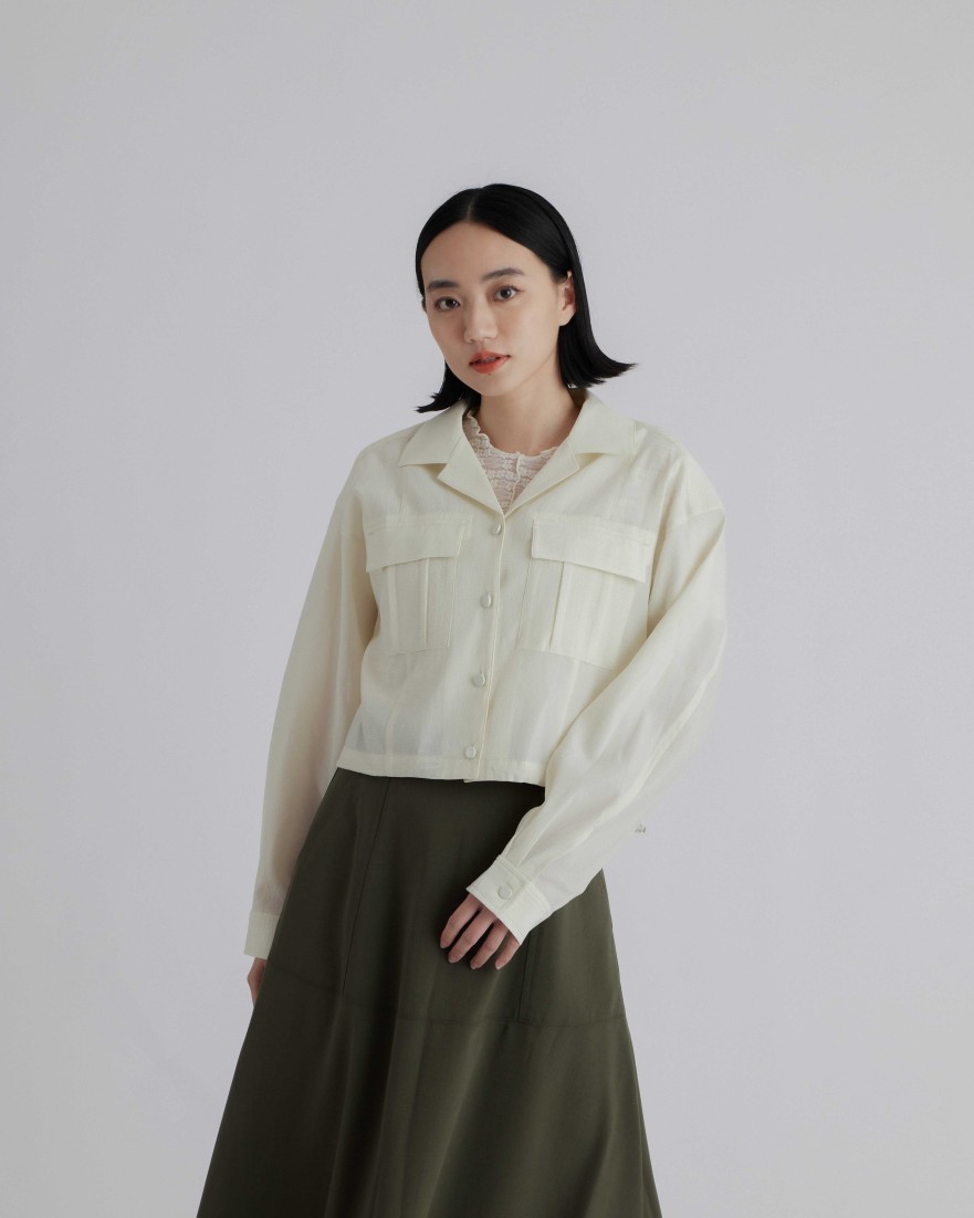 Outers INTIQUE | Cargo Cropped Jacket