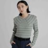 Knitwears INTIQUE | Sailor Collar Knit Top