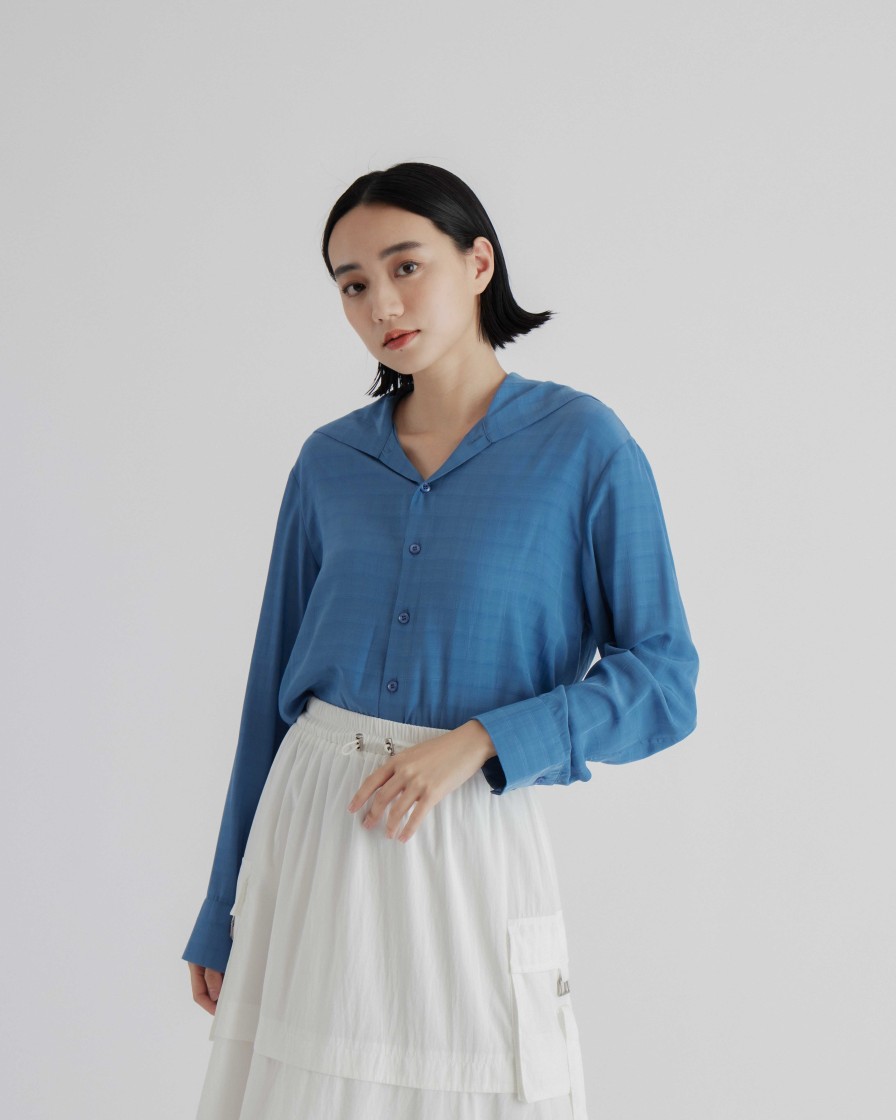 Shirts INTIQUE | Wide Collar Blouse