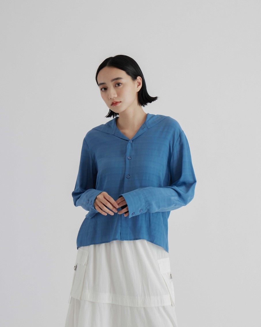 Shirts INTIQUE | Wide Collar Blouse