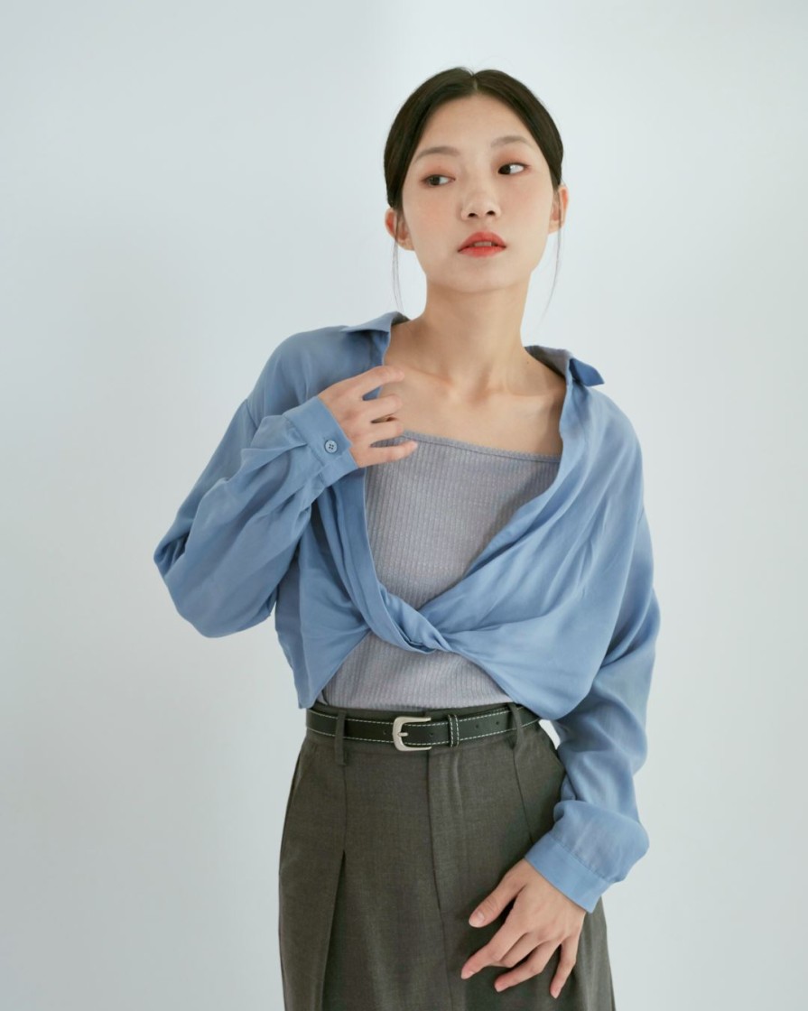 Shirts INTIQUE | Twin Set Twist Blouse