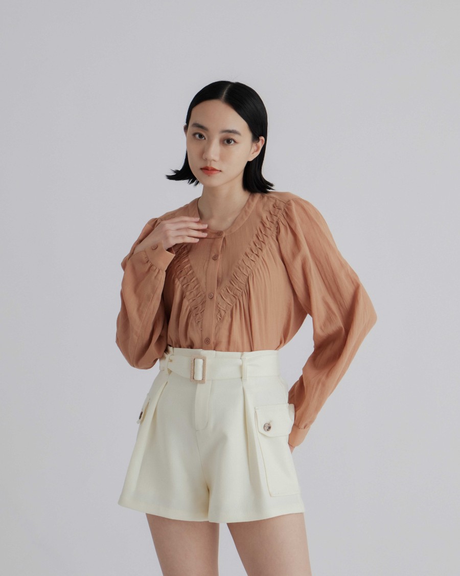 Shirts INTIQUE | Smocked Dolly Shirt