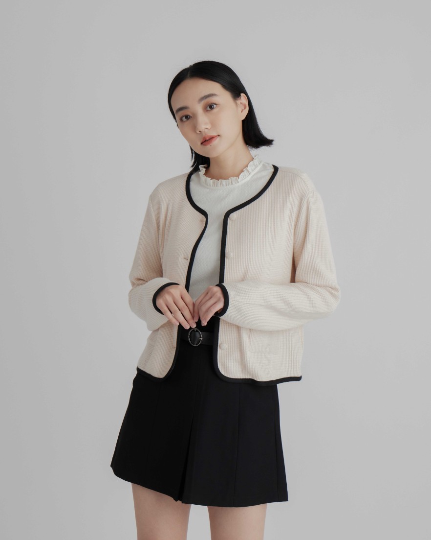 Outers INTIQUE | Contrast Edge Jacket