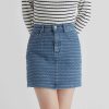 Skirts INTIQUE | Ragged Denim Skirt Blu